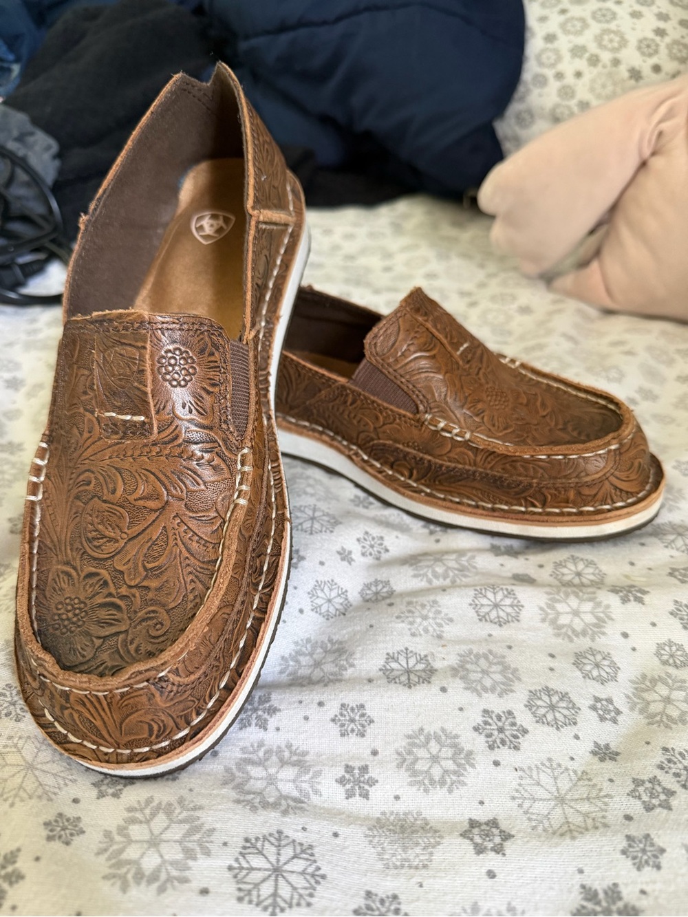 Ariat Cruisers Tooled Leather Size 9